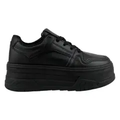 THUNDER BLUE - Zapatilla Escolar Unisex 12 Yassne Negro