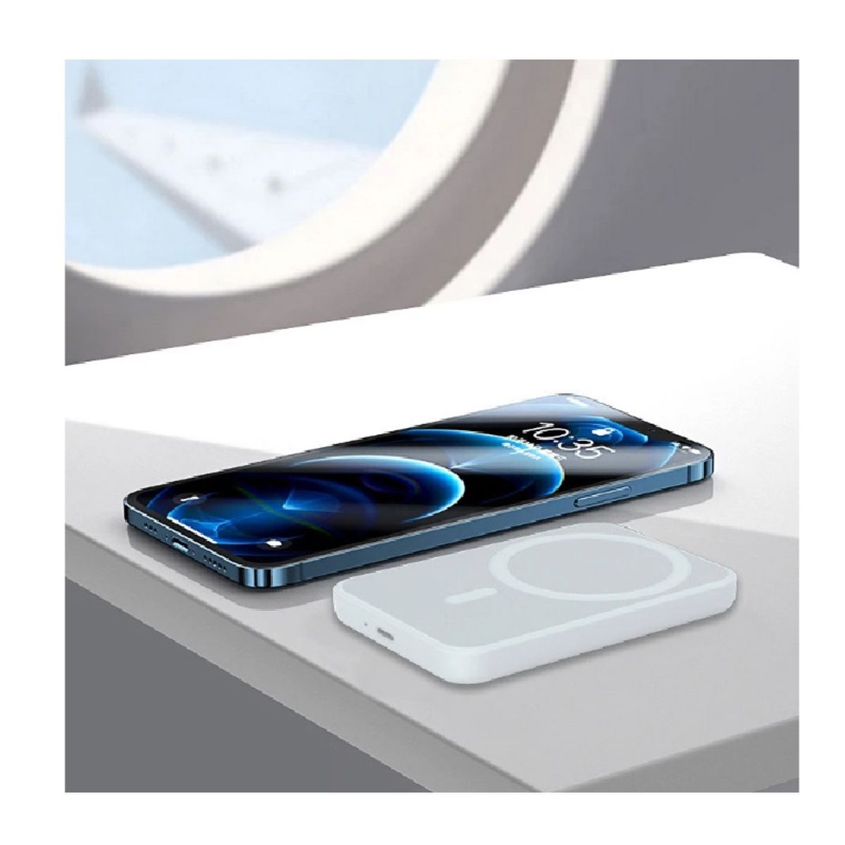 GENERICO - Cargador Celular Inalambrico Magnetico PowerBank Magsafe 10000 Mah