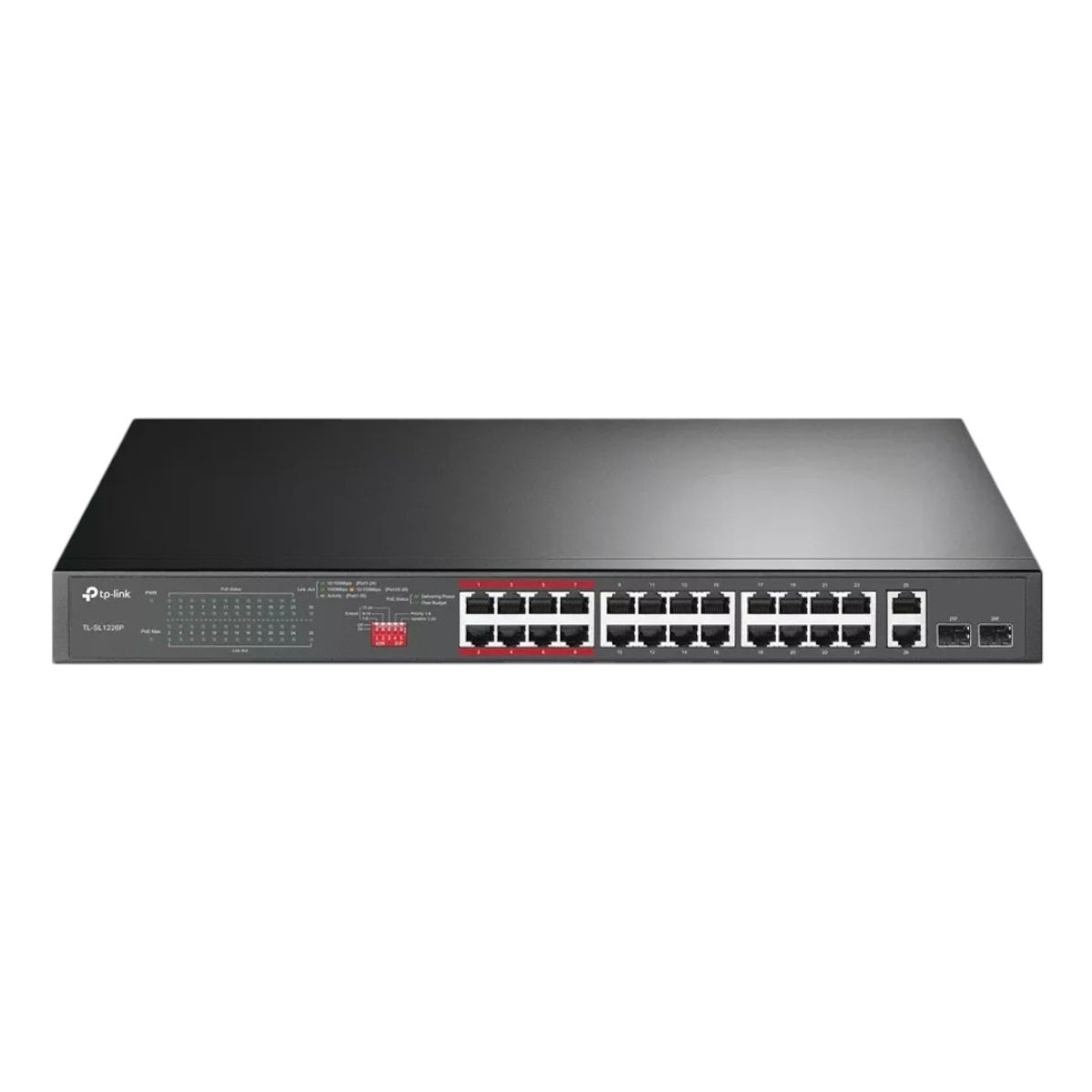 GENERICO - Switch 24 Port Poe+ 2 P Gigabit + 2 Sfp Tp-link Tl-sl1226p