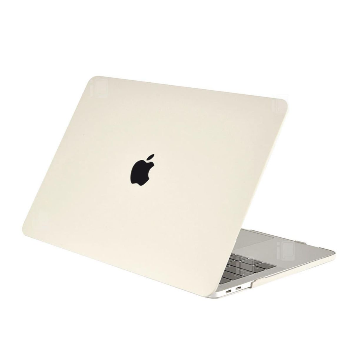 GENERICO - Kit Carcasa Mate y Protector Para MacBook Air M1 y 2020/18 - Crema