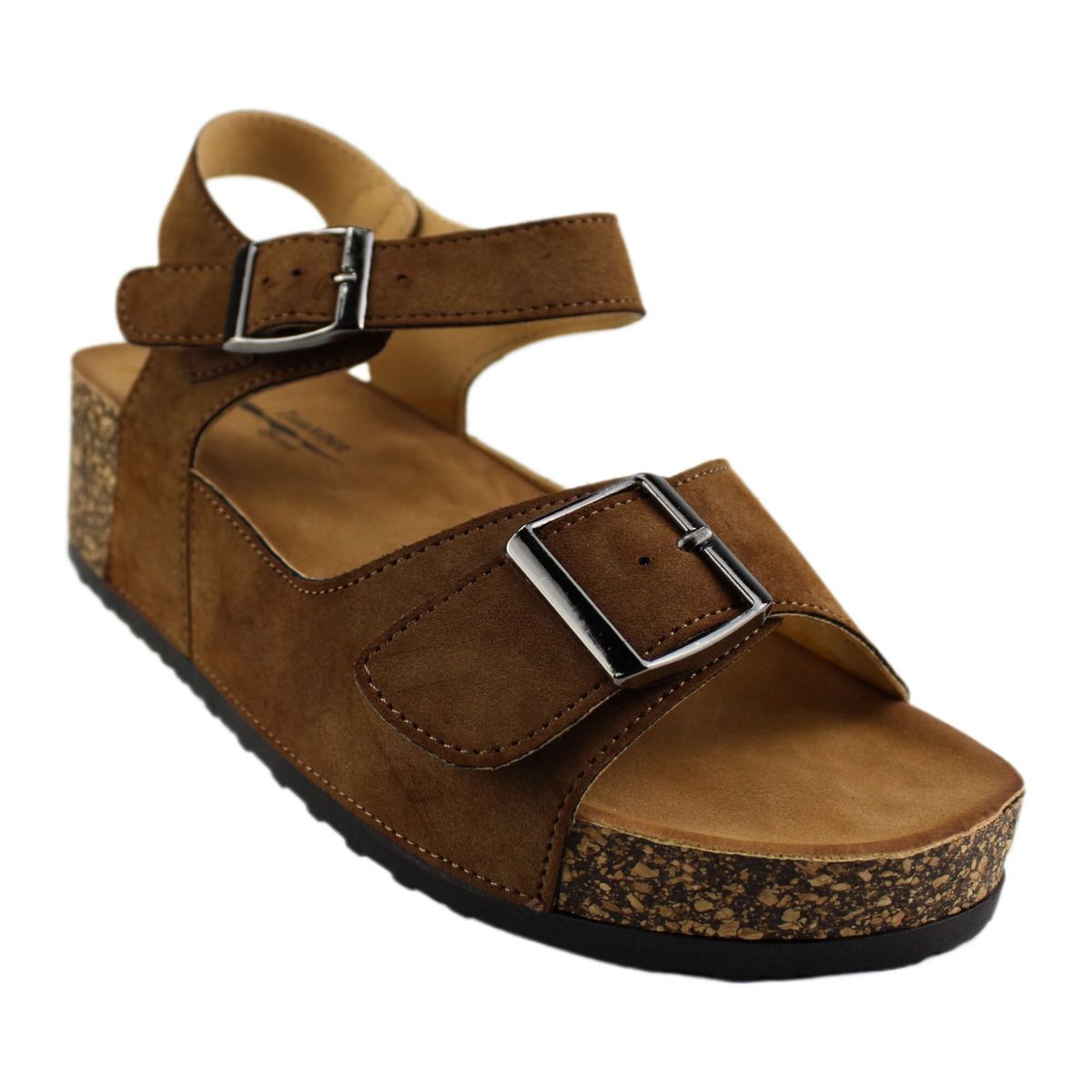 THUNDER BLUE - Sandalia de Mujer Casual 16 Yassne Marron