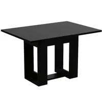 Mesa De Comedor Negro 74.05x120x85 cm