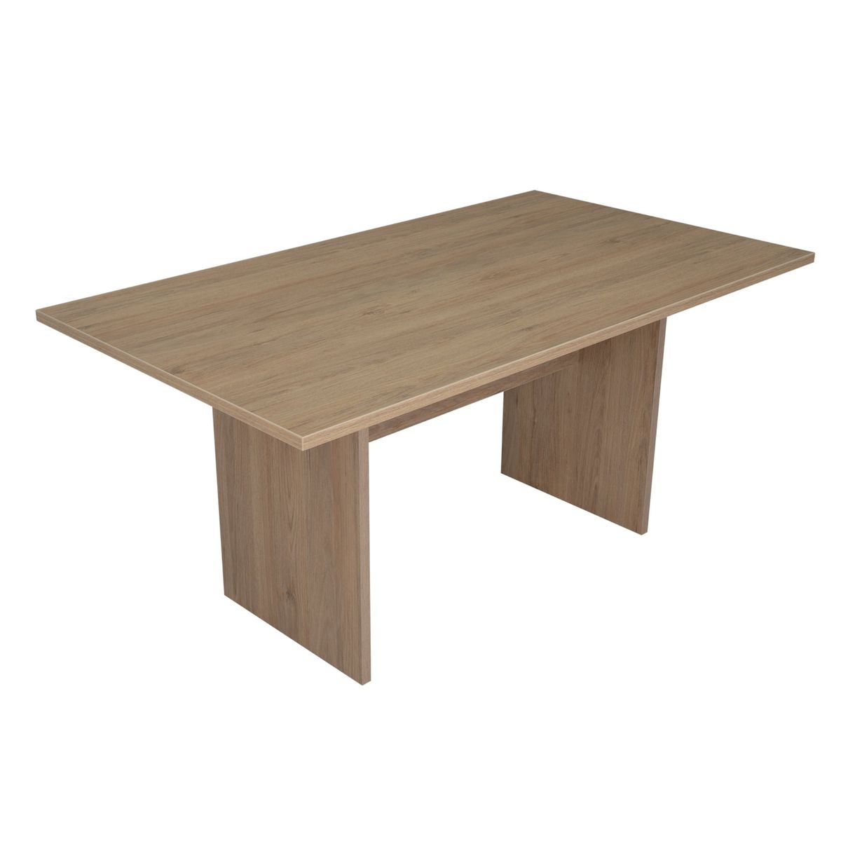 FMFURNITURE - Mesa De Comedor Café Claro 74.6x160x90 cm