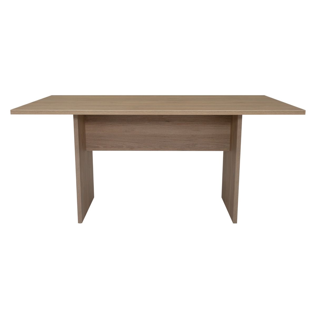 FMFURNITURE - Mesa De Comedor Café Claro 74.6x160x90 cm