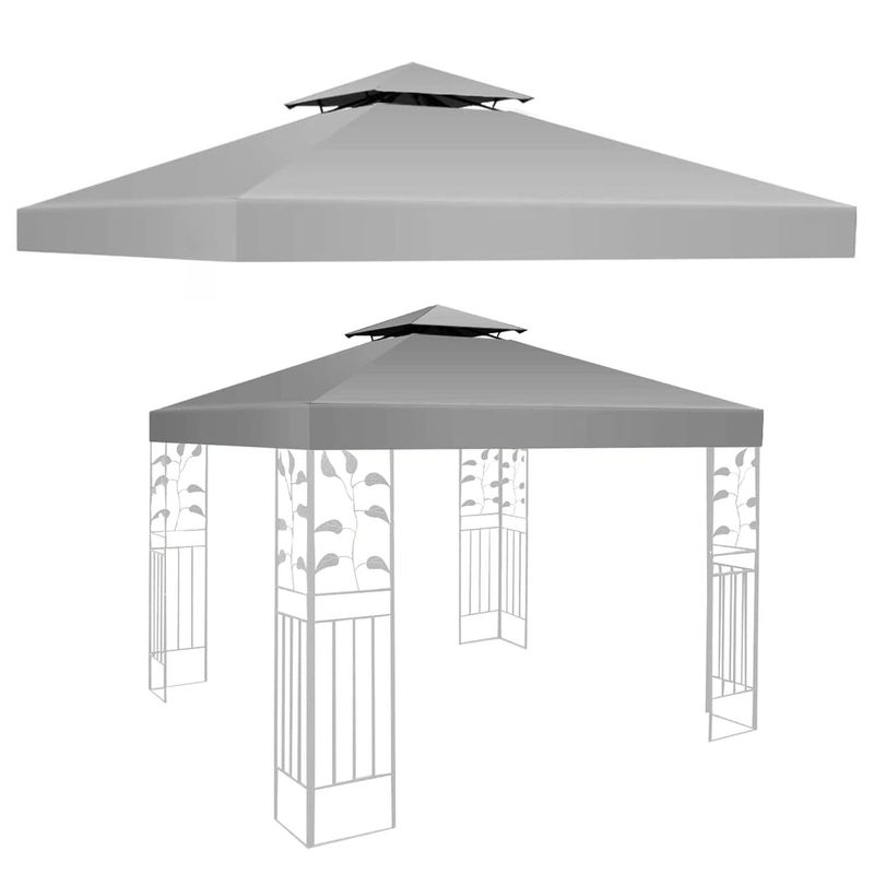 GENERICO - Repuesto De Techo Para Toldo 3x3 Mt Impermeable Filtro Uv