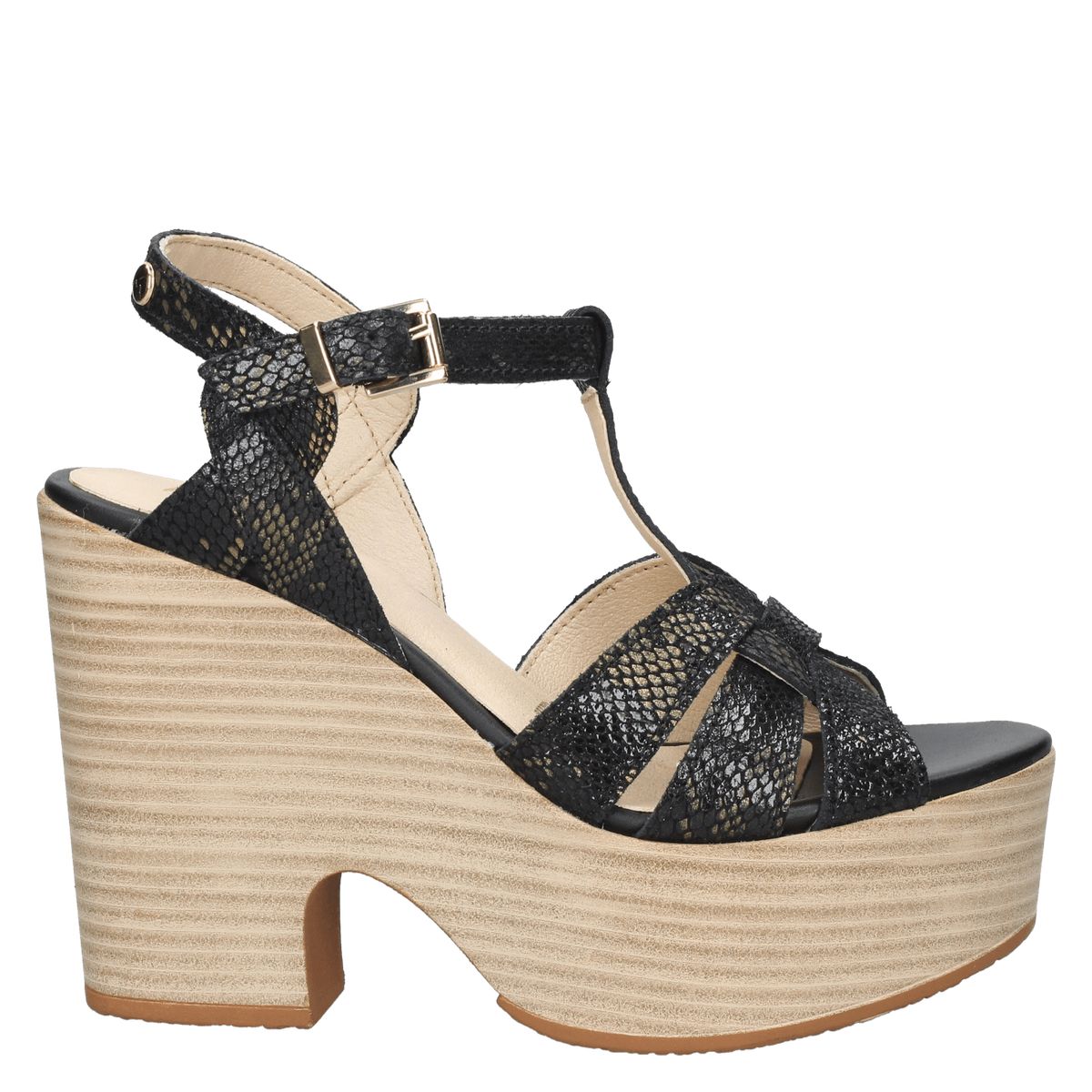 MINGO - Sandalia Casual Negro Mingo