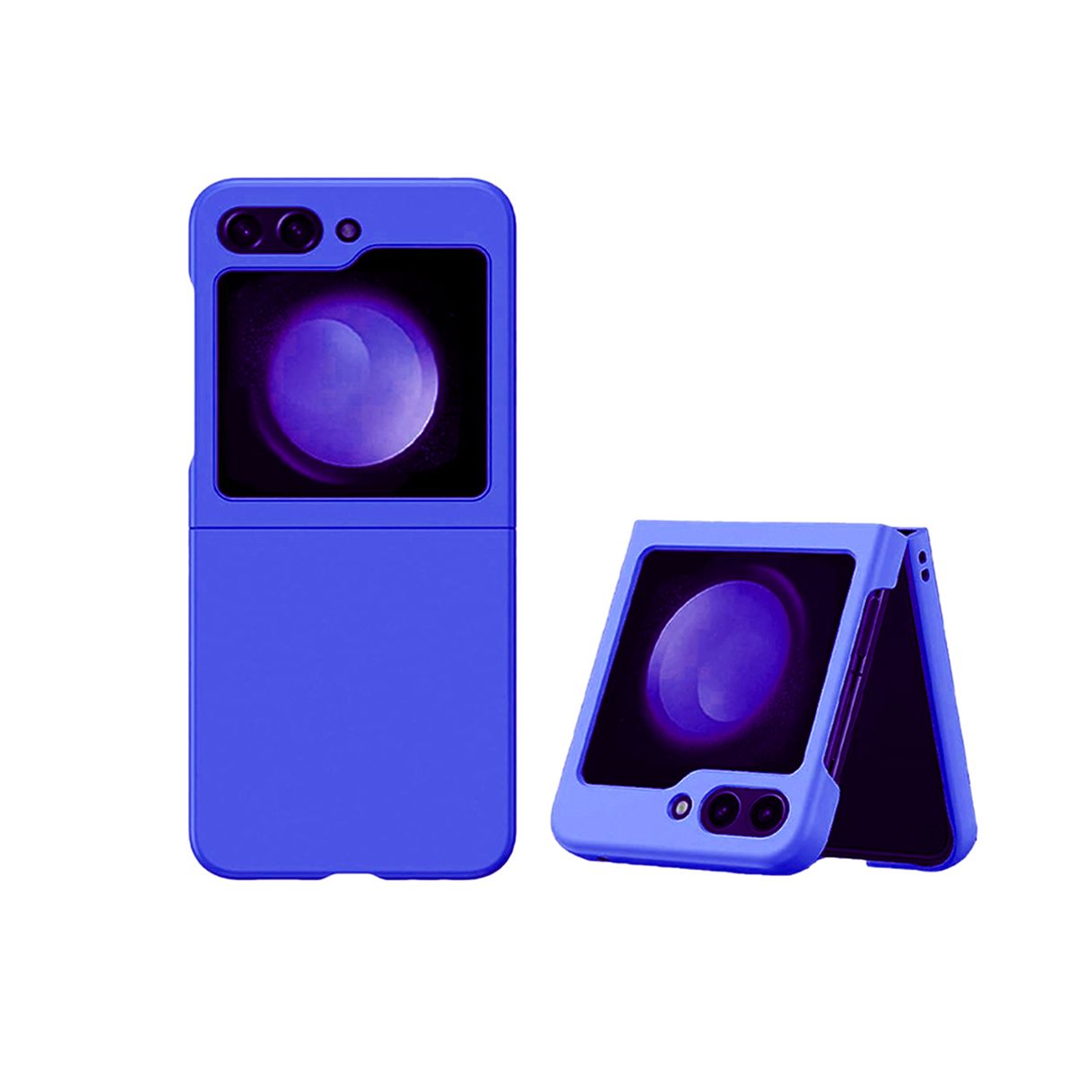 JOIGO - Carcasa Para Samsung Z Flip 5 Goma Azul Rey