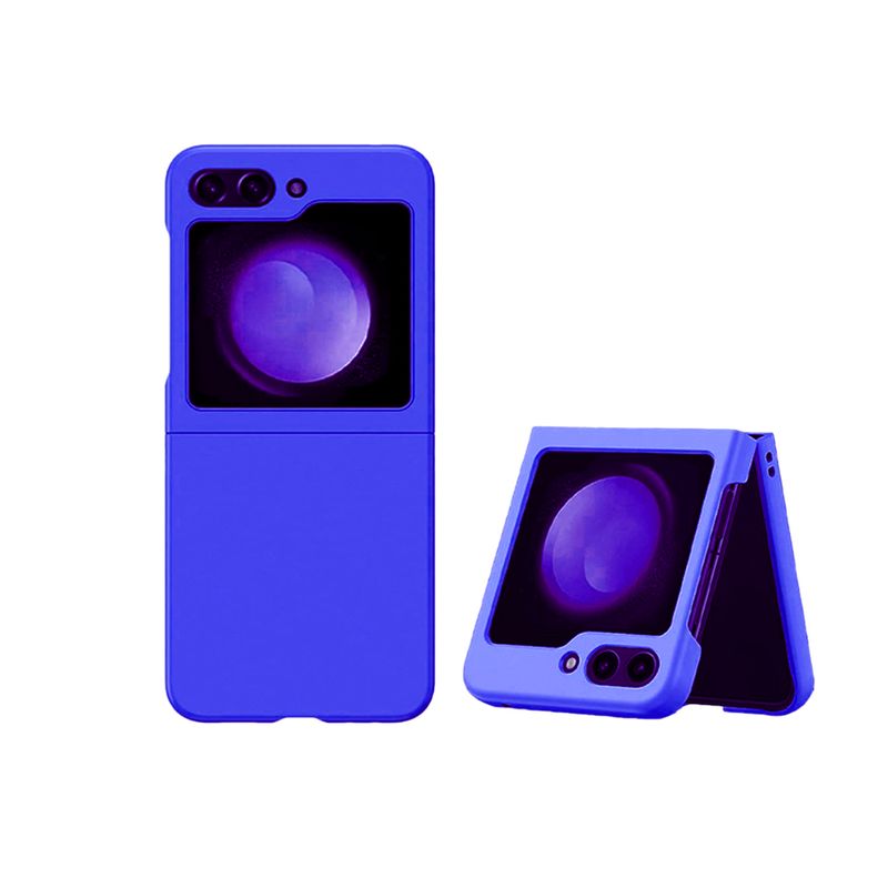 JOIGO - Carcasa Para Samsung Z Flip 5 Goma Azul.