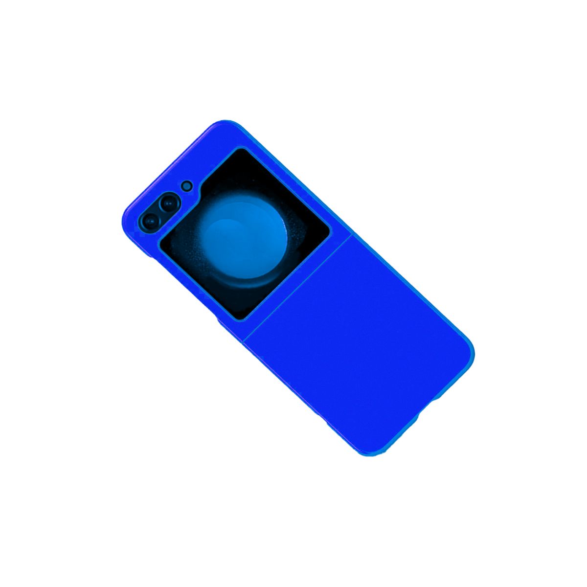 JOIGO - Carcasa Para Samsung Z Flip 5 Goma Azul Rey