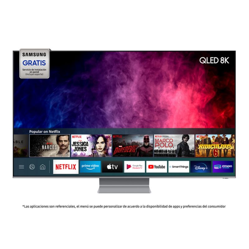 SAMSUNG - Smart TV Samsung QLED 82" Q800T Series