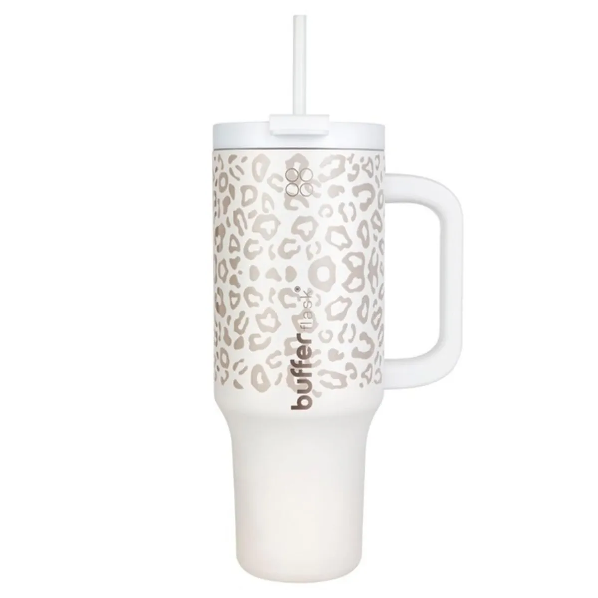 BUFFER FLASK - Vaso Termico Frio y Calor Termo Mug Buffer 1200Lt Inoxidable - Blanco