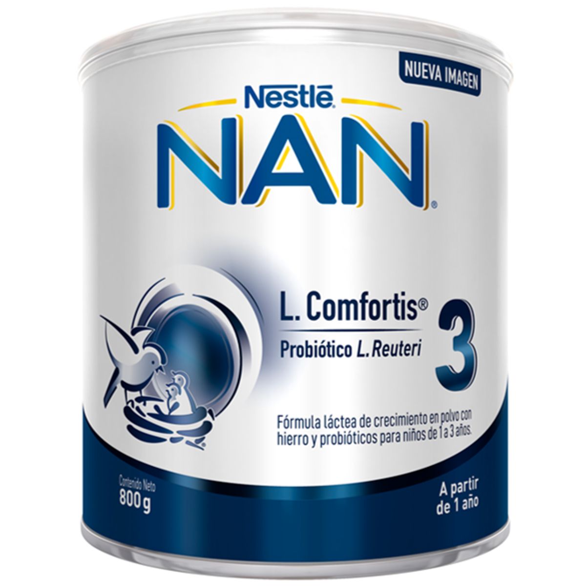 NESTLE - Leche Nan 3 L Comfortis 800gr