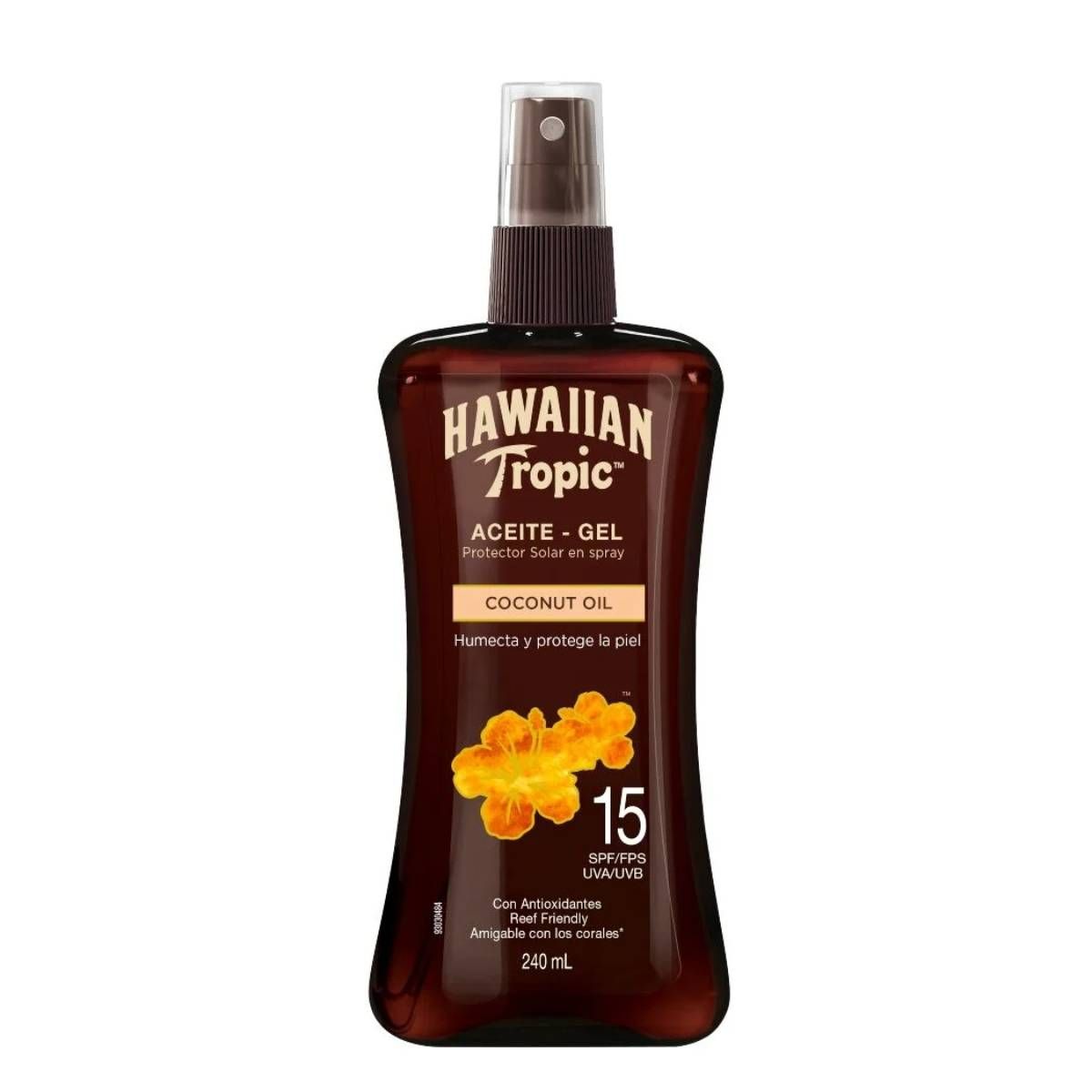 HAWAIIAN TROPIC - Hawaiian Tropic Aceite Protector Solar en Spray SPF15