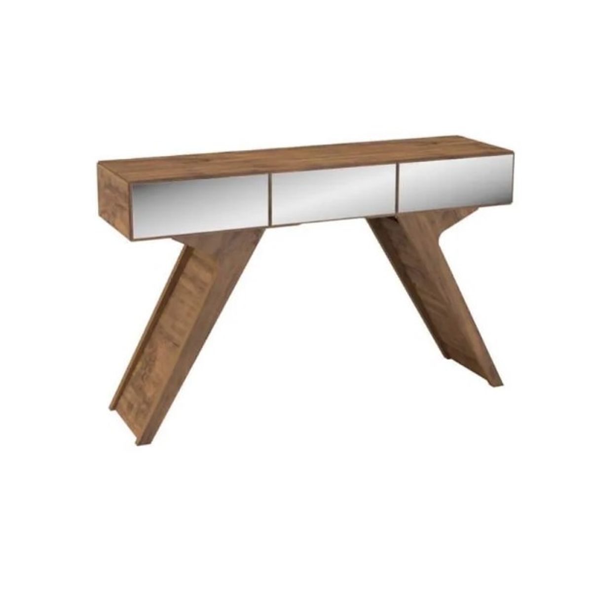 GENERICO - Aparador Retro Con Espejos De 124 CM En 100% MDF