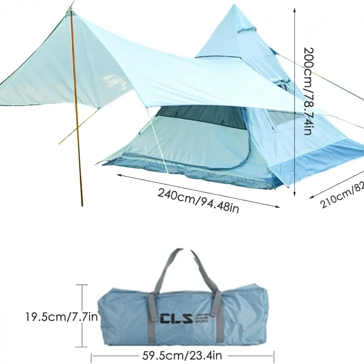 GENERICO - Carpa Camping Accesorios Para Acampar Articulos De Camping