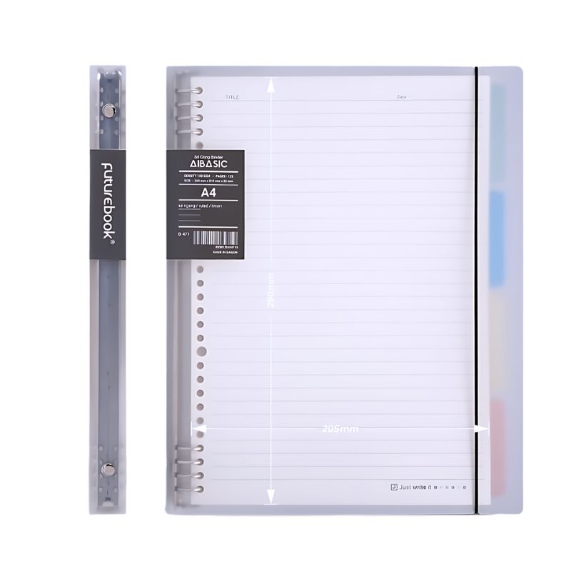 LANGUO - Libreta Anillada A4 Línea Sistema Refill Languo