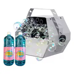 GENERICO - Máquina De Burbuja Portátil 60w + 2lt Líquido