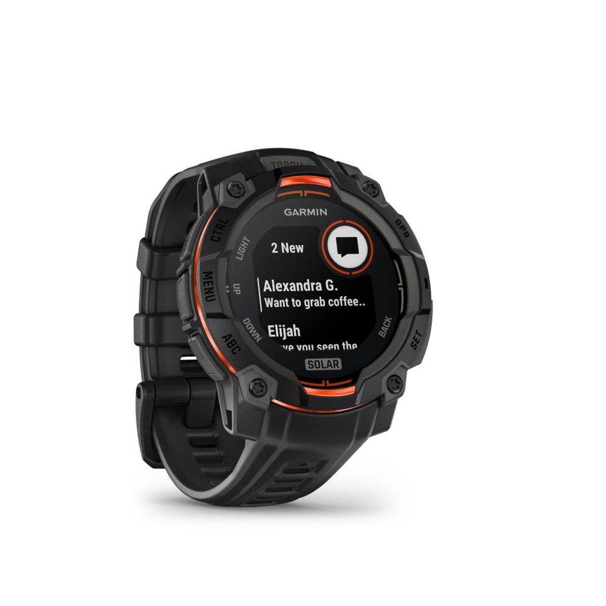 GARMIN - Smartwatch Instinct 3 45mm Solar Negro Garmin