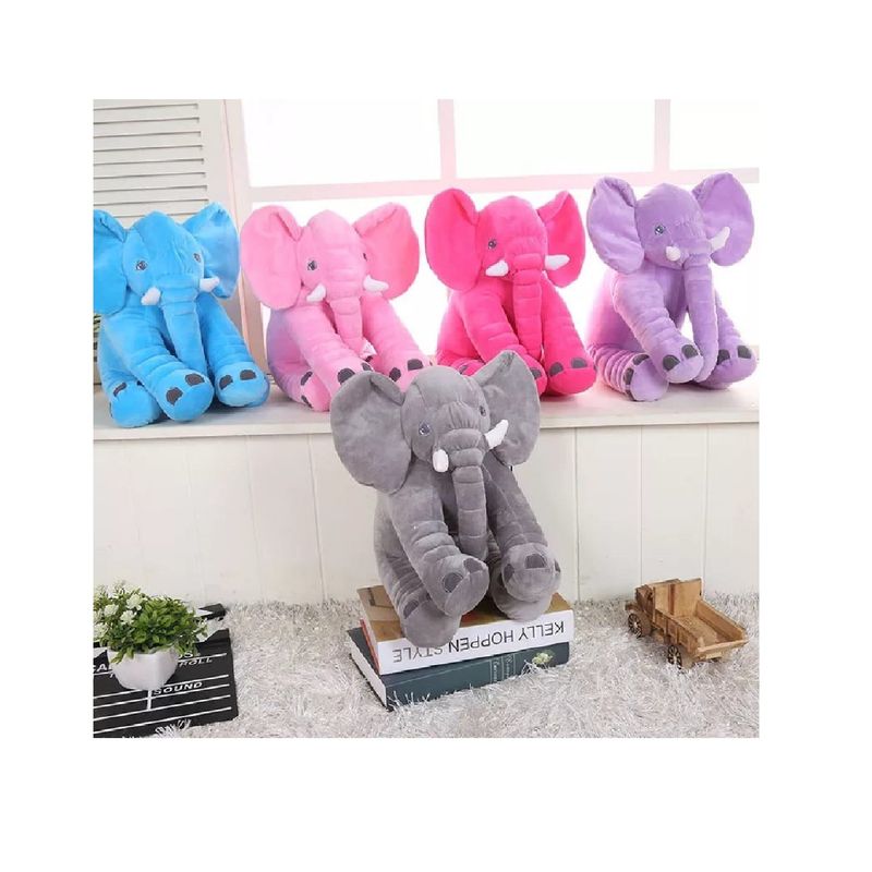 GENERICO - Peluche de apego elefante para bebés 40cm gris
