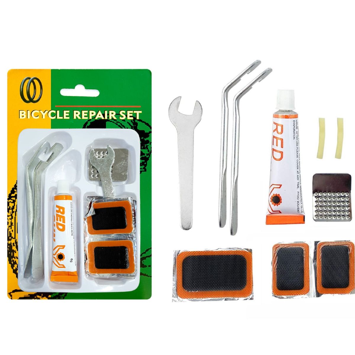 GENERICO - Kit de reparación para bicicleta
