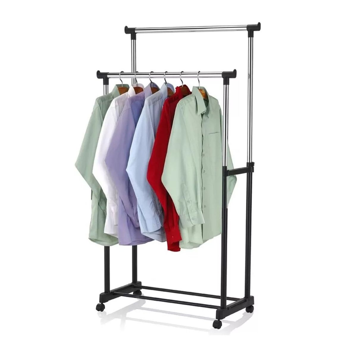 GENERICO - Perchero Colgante Organizador Doble Extensible Tendedero Ropa
