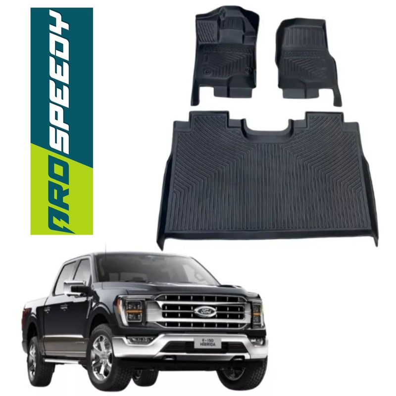 GENERICO - PISOS CALCE PERFECTO PROSPEEDY FORD F150 2015+ TIPO BANDEJA