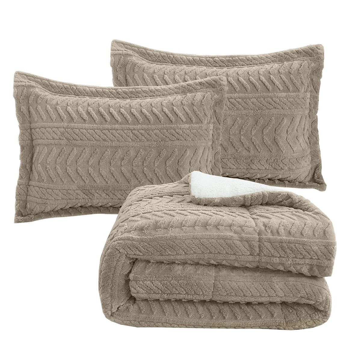 ANDES - PLUMON ANDES CHIPORRO JACQUARD BEIGE KING