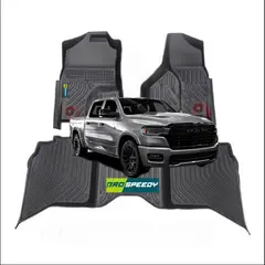 GENERICO - PISOS CALCE PERFECTO PROSPEEDY DODGE RAM 1500 2500 3500 2008+ CON CAMELLO SIN CONSOLA