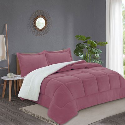 Imagen 2 del producto PLUMON CHIPORRO LISO FRAMBUESA 1.5 PLAZA