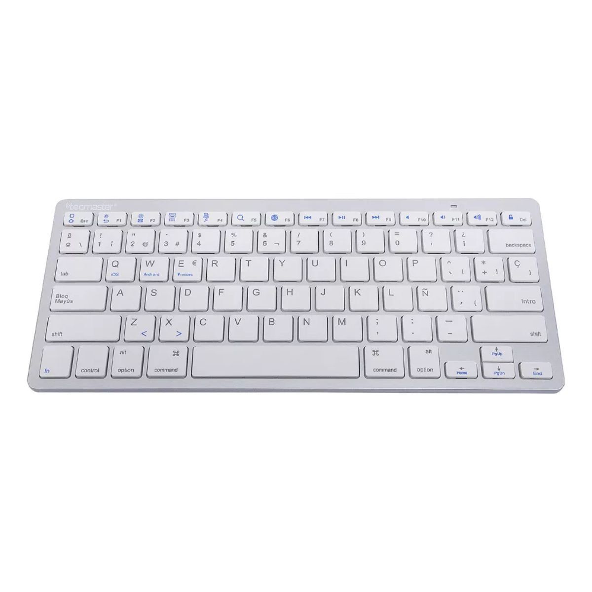 TECMASTER - Mini Teclado Bluetooth Portatil Liviano Para Mac Y Windows