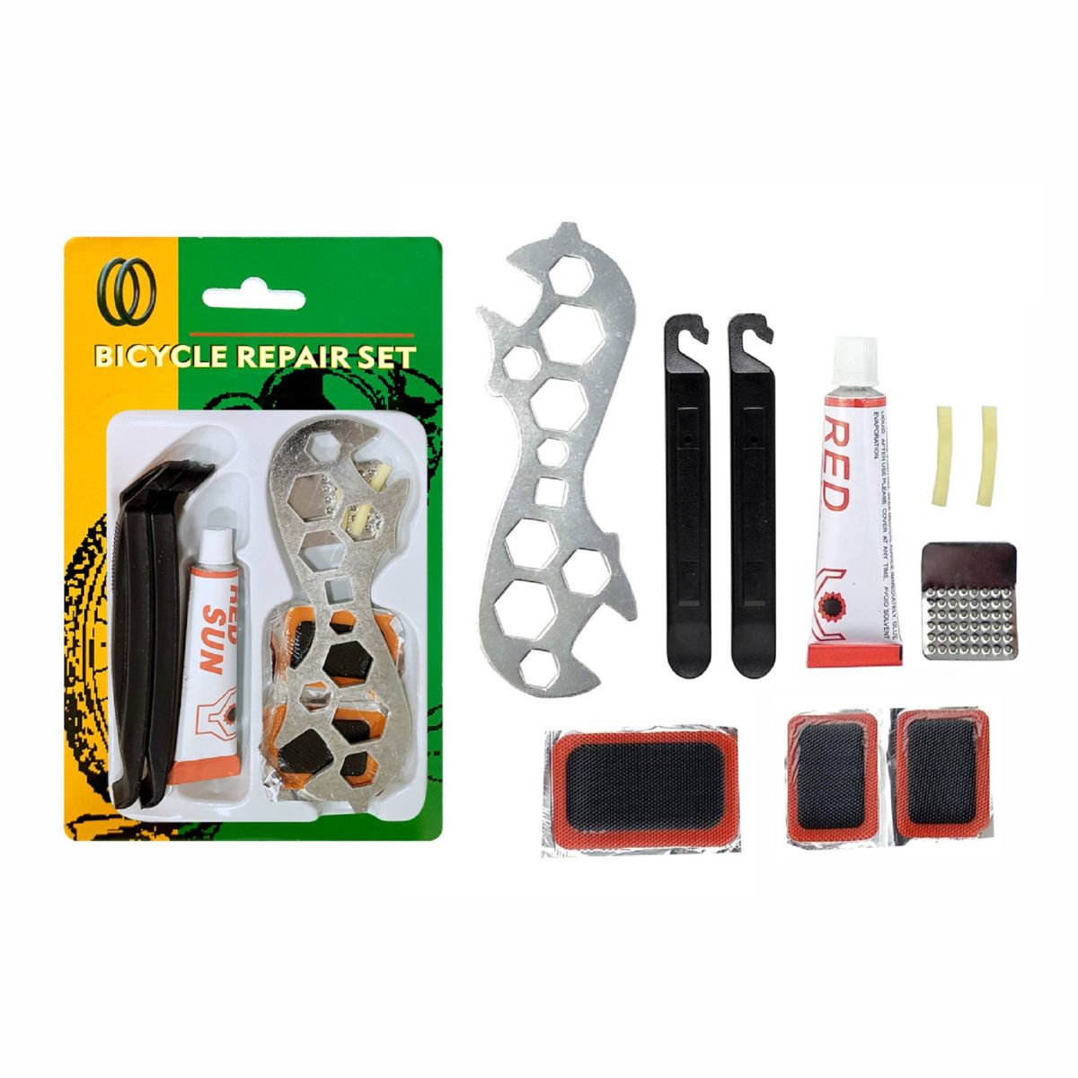 GENERICO - Kit de reparación para bicicleta