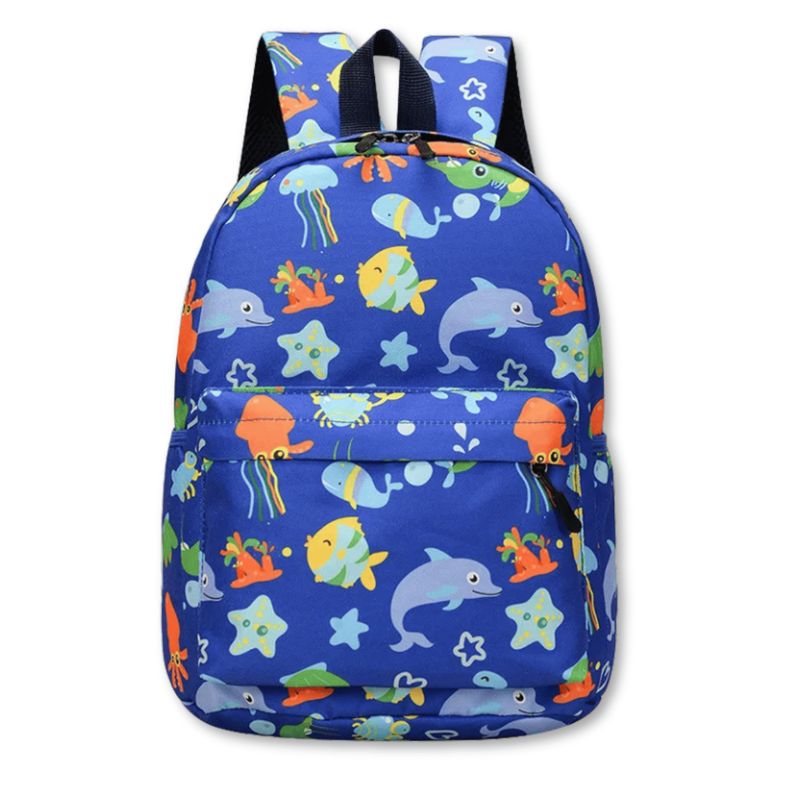 UTILISIMO - Mochila Infantil 2 a 4 años Jardín Escuela 33cm Niño Niña Dolphin