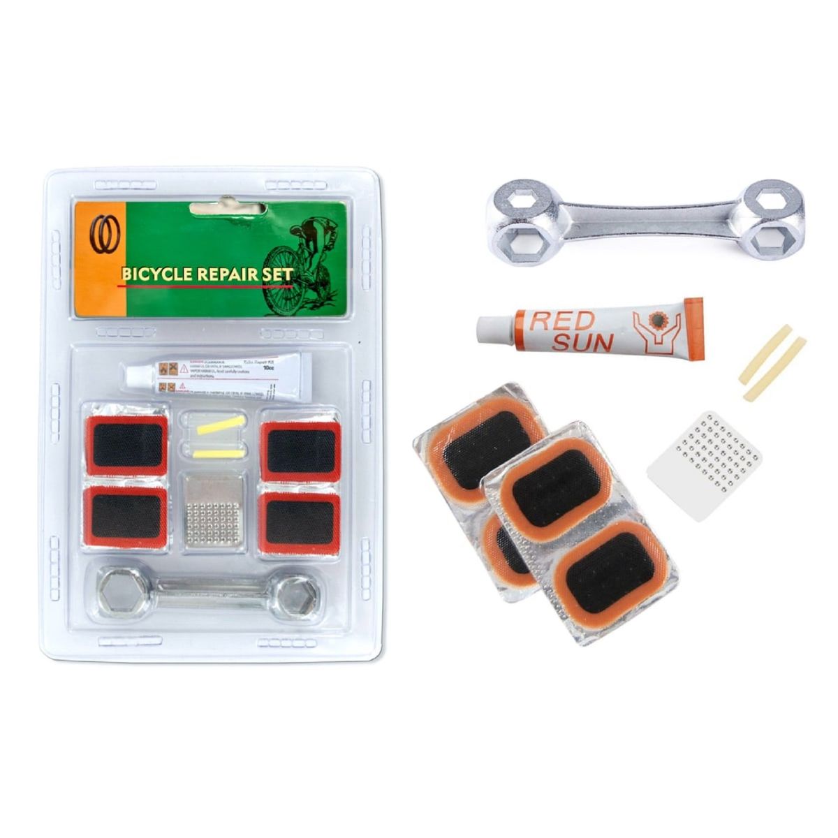 GENERICO - Kit de reparación para bicicleta