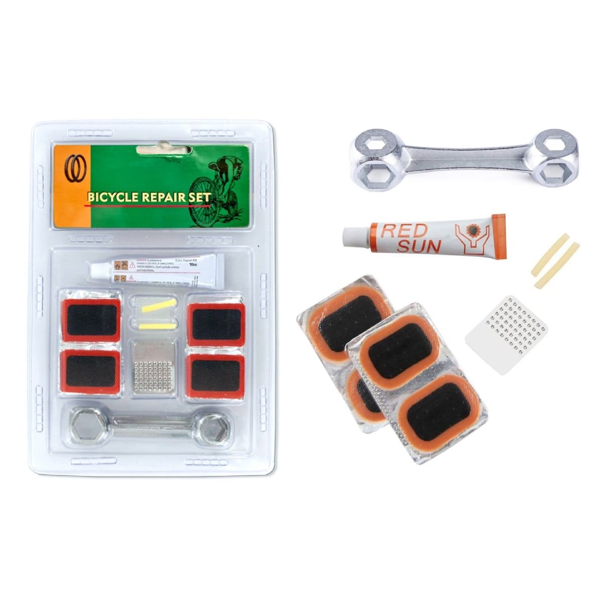 GENERICO - Kit de reparación para bicicleta