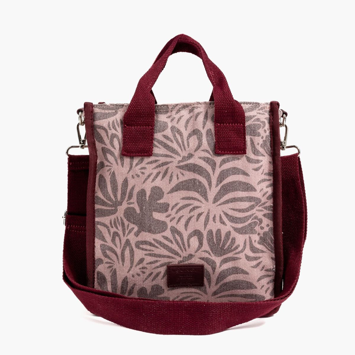 LOUNGE - Lonchera Back To School Canvas Burdeo LOUNGE