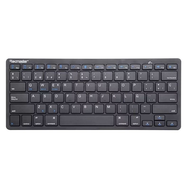 TECMASTER - Mini Teclado Bluetooth Portatil Liviano Para Mac Y Windows