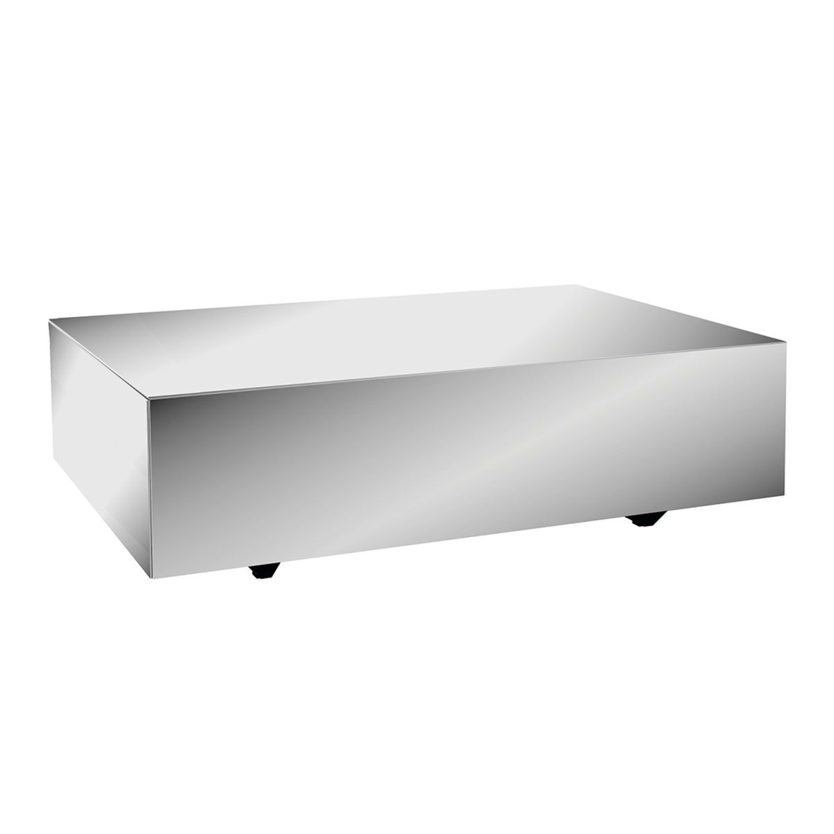 GENERICO - Mesa De Centro 93 Cm 100% MDF Con Espejos