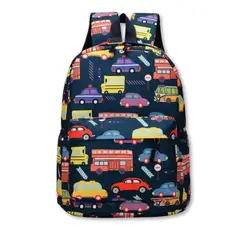 UTILISIMO - Mochila Infantil 2 a 4 años Jardín Escuela 33cm Niño Niña Black Cars