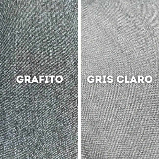 DULCES SUEÑOS - Poltrona Roma Dulces Sueños Tela Lino  GRIS CLARO Sitial  Silla