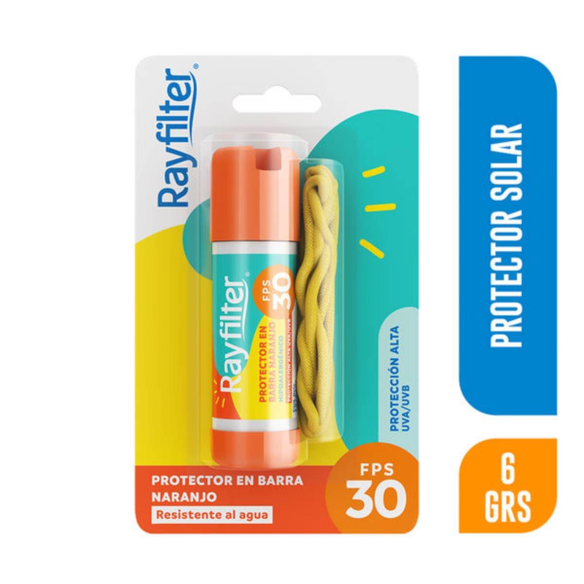RAYFILTER - Rayfilter Protector Solar En Barra NARANJA  FPS 30 Naranjo