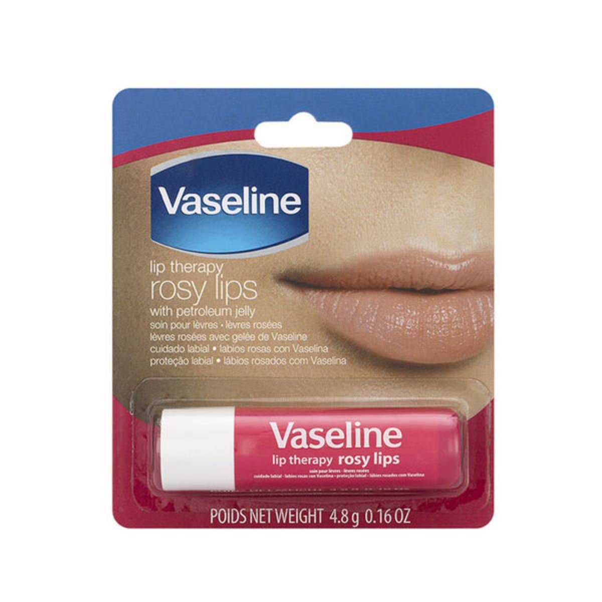 VASELINE - Vaseline Bálsamo Labial  Lip Therapy Rosa 4,8 Gr