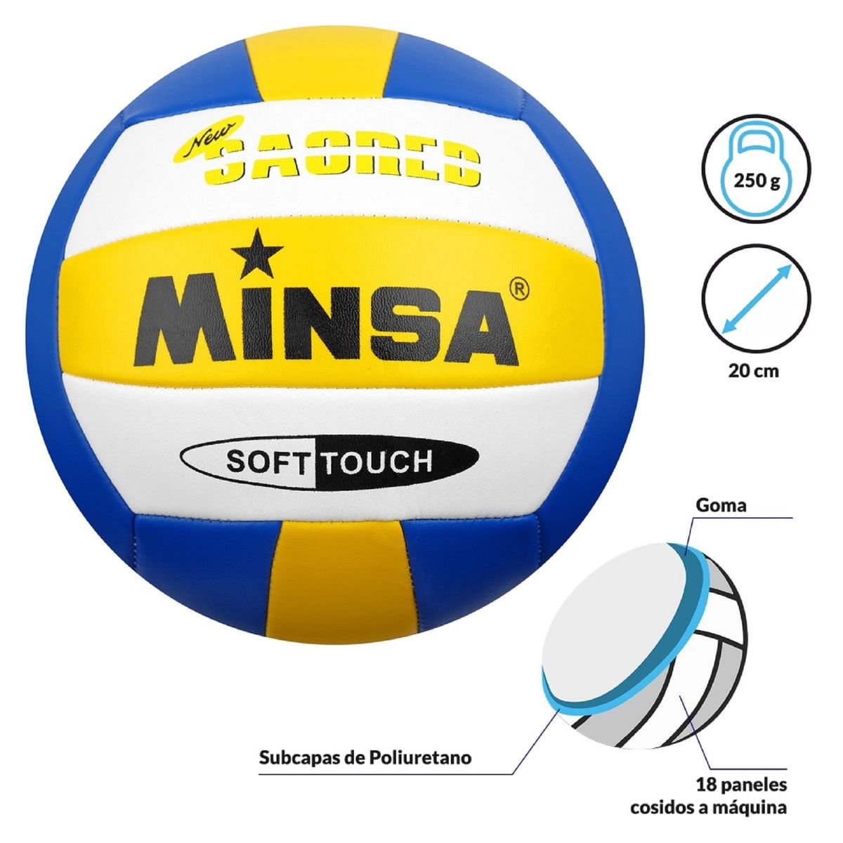 GENERICO - Balon Pelota De Voleyball Voley