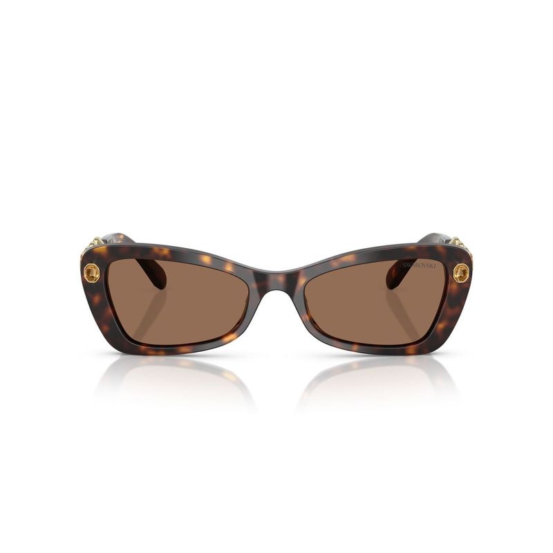 SWAROVSKI - Anteojos De Sol Swarovski SK6033  Havana Mujer
