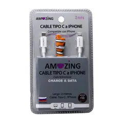 AMAZING - Cable Tipo C a IPhone de 2 metros