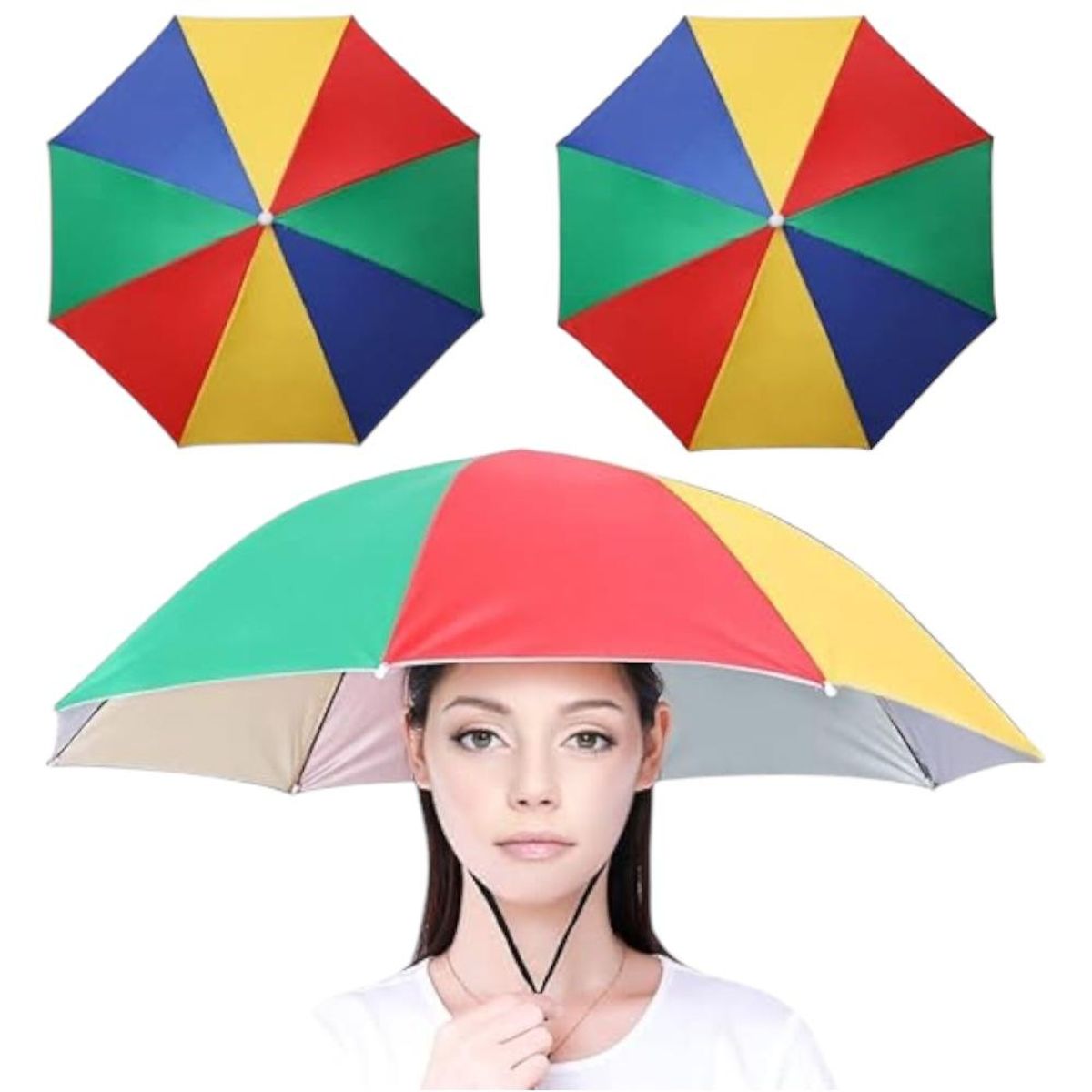 GENERICO - Sombrero Sombrilla Plegable X2 Uv Aire Libre