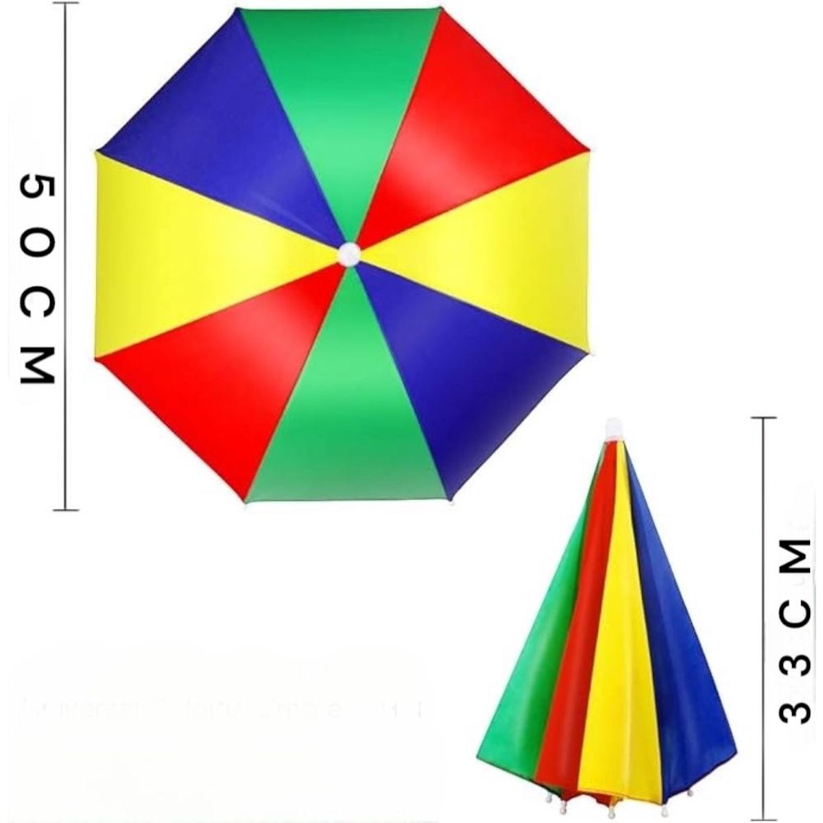 GENERICO - Sombrero Sombrilla Plegable X2 Uv Aire Libre