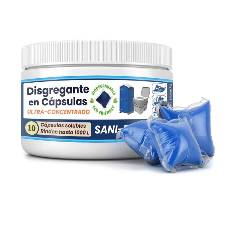 UNIVERSAL - Disgregante Fecal en Cápsulas para Baños Químicos