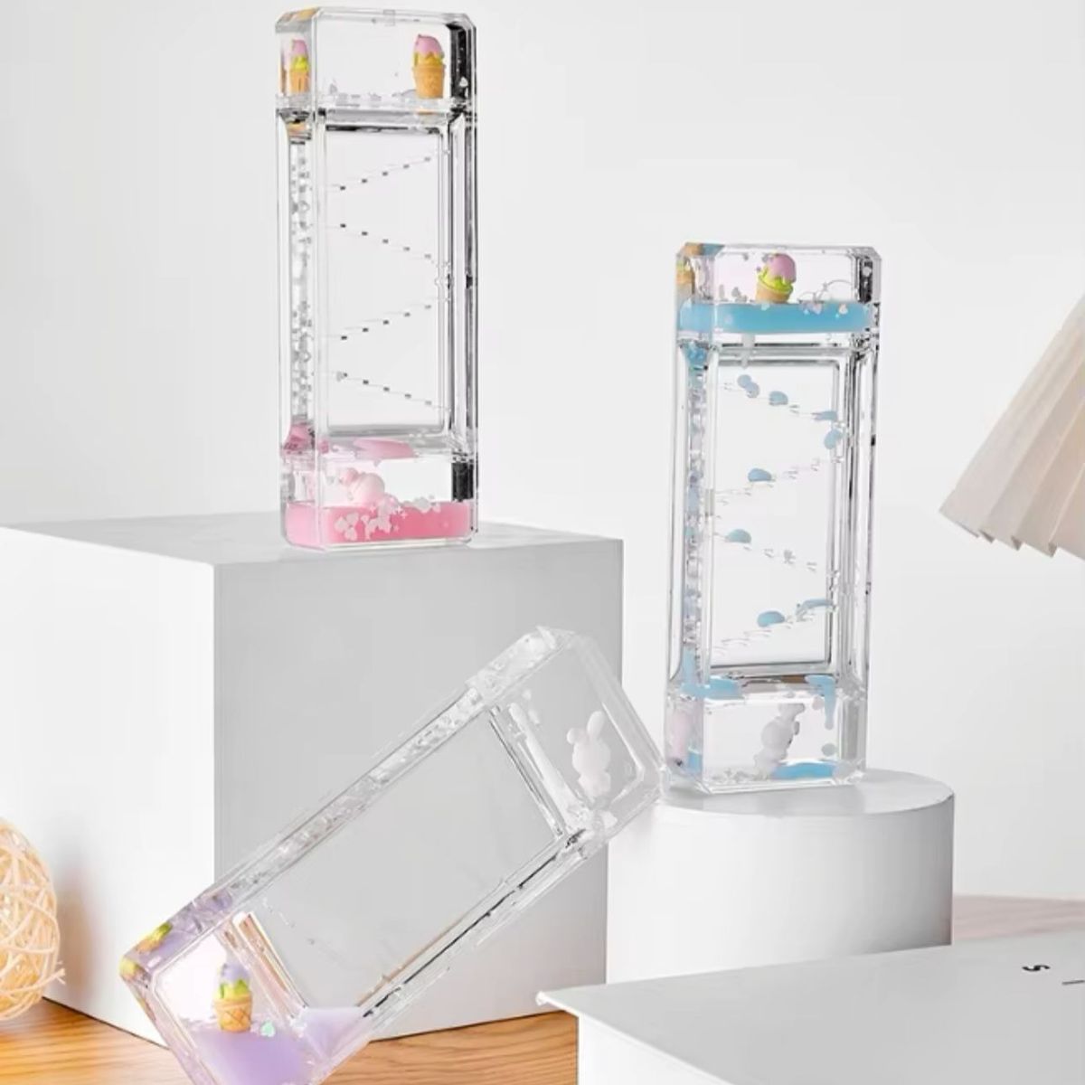 GENERICO - Reloj Arena De Aceite Goteo Líquido Burbujas