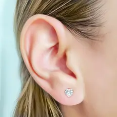 COGGIOLA - Aros Ovalado Virgen De Los Rayos 11mm Enchapado Oro 18K