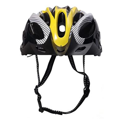 Imagen 2 del producto Casco Amarillo Bicicleta Profesional Full Seguridad Luz - Amarillo